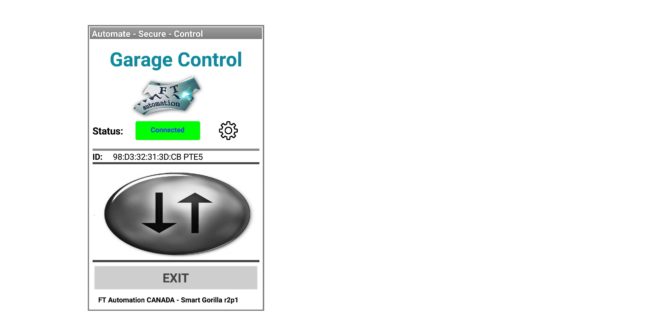 Smart Gorilla Bluetooth Control latest App by FT Automation